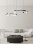 Ljojo Minimalist Annular Pendant Lamp: Italian Style, Designer, Creative, for Living Room, Dining Room
