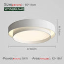 Ljojo LED Ceiling Light Modern Minimalist White Black Grey Indoor Lighting Fixture