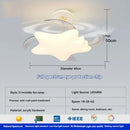 Children LED Ceiling Fan Light | Modern Eye Protection Pendant Lamp by Ljojo