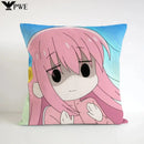 Ljojo 45x45 Decorative Pillowcases for Sofa Pillows - Bocchi Rock Theme