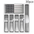 Ljojo 48-Piece Stainless Steel Tableware Set with Storage Box