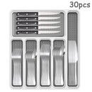 Ljojo 48-Piece Stainless Steel Tableware Set with Storage Box