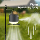 Ljojo 4-in-1 Rechargeable LED Camping Lantern with Fan and Spray