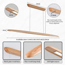 Large Wooden Led Pendant Lamp Dimmable for Dining Room by Ljojo