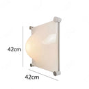 Bolla Design LED Wall Pendant Light Cream Glass | Artistic Bedroom Lamp by Ljojo