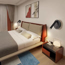 Ljojo LED Wall Lamp for Bedroom Hotel Night Light Rotation Spotlight