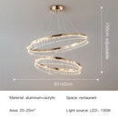 LED Pendant Light Golden Chandelier for Bedroom Living Room Hotel - Stylish Art Decor by Ljojo