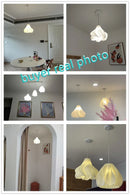 Ljojo Modern 3D Printed Chandelier - Creative Ceiling Pendant Light for Dining, Bedroom & Living Room Decor