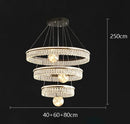 Ljojo Luxury LED Pendant Chandelier for Living & Dining Room Decor