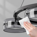 Modern LED Glass Pendant Lamp for Living Room Kitchen Chandelier Suspension by Ljojo