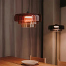 Nordic Orange Glass Led Pendant Lights Chandelier for Living Dining Room by Ljojo