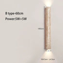 LED Strip Wall Lamp Yellow Hole Stone Bedroom Cream Style High-End Home Decoration Staircase Lighting - Ljojo