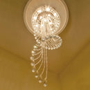 Ljojo Luxury Crystal Chandelier LED Light Fixture for Living Room & Villa