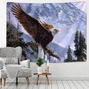 Eagle Sunset Sky Full Wall Tapestry Psychedelic Cloth Rug Home Decor Hanging - Ljojo