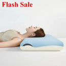 Ljojo Memory Cotton Neck Pillow with Double Core for Deep Sleep