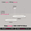 Ljojo LED Chandelier: Modern Dining Room Lighting for Bedroom, Living Room, and Study