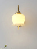 Ljojo Luxury Brass Pendant Lights with Resin Shade for Home Decor