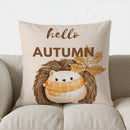Cute Hedgehog Throw Pillow Cover for Sofa, Bedroom, Car - Ljojo Brand