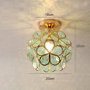 LED Wall Light Fixture Pink Glass Bar Restaurant Bedroom Lamp Sconce by Ljojo