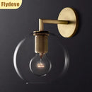 Ljojo LED Copper Wall Lamp for Restaurant Living Room TV Background Lighting