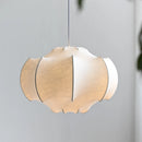 Italian Retro Wabi Sabi LED Pendant Light Hand Knitted Silk Fabric Chandelier by Ljojo