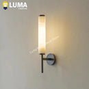 Alabaster Marble LED Wall Lights | Black Gold Copper Wall Lamp for Foyer TV Background