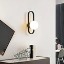 Ljojo Minimalist LED Glass Wall Sconce for Bedroom and Living Room
