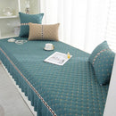 Ljojo Linen Quilted Bay Window Mat - Sofa Cushion & Kang Mat 2025