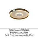 Modern LED Ring Ceiling Light for Dining Room Living Room by Ljojo |
Minimalist Home Lighting for Bedroom and Study Room