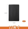 Ljojo Matte Geometric Diamond Square Bread Plate - Ideal for Dim Sum and Breakfast