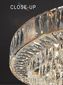 Nordic Luxury Clear Crystal Chandelier Hanging Lamps Dining Table - Ljojo