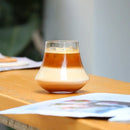 Ljojo 11oz Whiskey Glass Tumbler for Iced Coffee & Wine - Wind Edge Design