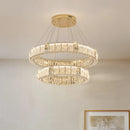 Ljojo LED Staircase Chandeliers Modern Home Decor Pendant Light Lamps