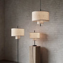 Japanese Wabi Sabi Fabric Art Pendant Lights Chandelier for Living Room by Ljojo