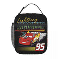 Ljojo Lightning Mcqueen Car Sally Lunch Bag - Portable Thermal Cooler Lunch Box