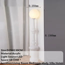 Ljojo Luxury Contemporary LED Floor Lamp for Art Deco Living Spaces