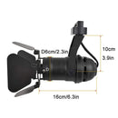 Ljojo 4-Light Industrial Track Spotlight for Mall Exhibition Office LED Spot Lighting