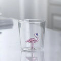 Ljojo 3D Christmas Theme Glass Mug Cup - 300ml - Creative Gift for Girls, Kids, Lovers