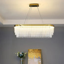 Modern Gold Crystal LED Chandelier - Elegant Home Lighting for Living Room by Ljojo