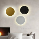 Modern Round Wall Lamp LED Eclipse Light for Bedroom Living Room Hallway Sconce by Ljojo