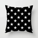 Geometric Black Yellow Cushion Covers - Ljojo Modern 18" Throw Pillow Case