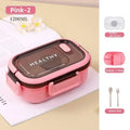 Ljojo 3 Grid Fruit Cartoon Lunch Box for Kids, Multi-function Organizer