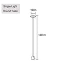 Modern Glass Crystal Chandelier Adjustable Nordic Stairs Light by Ljojo