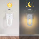 EU/US Plug Night Light Socket 1/2 Pcs Warm White Lamp Energy Saving for Kids Room by Ljojo