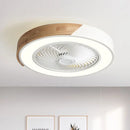 Ljojo Low Profile Wood Ceiling Fan with Remote Control for Modern Indoor Decor