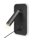 Ljojo LED Wall Lamp with Dual Control Switch, Rotatable Lamp Head for Indoor Lighting
