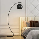 Ljojo Minimalist Fishing LED Floor Lamp in Black for Study Room Lighting