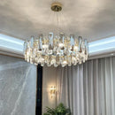 Ljojo Luxury Crystal LED Chandelier for Home Decor & Living Room
