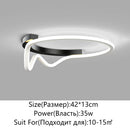 Ljojo LED Ceiling Light: Modern Home Lighting for Living Room Bedroom Dining Study Fixture