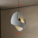 Ljojo Irregular Resin LED Hanging Lamp Wabi-sabi Nordic Creative Home Decoration LED